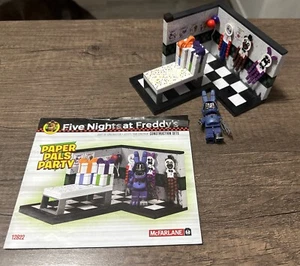 Five Nights at Freddy's Paper Pals Party McFarlane Set 12822 Complete W/ Instruc - Picture 1 of 10