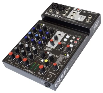 Peavey PV 6 BT Compact Mixer with Bluetooth and Effects - Make Offer! - Image 1 of 4