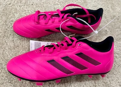 ADIDAS GOLETTO VIII FG J Soccer Girls Cleats  Pink  Youth Size 5  NEW - Image 1 of 4
