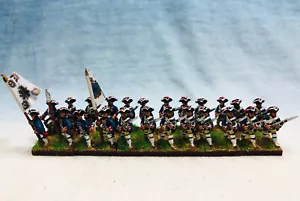 15 mm Siebenjähriger Krieg bemalt preußisches Infanterieregiment Nr. 15 Leibgarde PA40 - Bild 1 von 13
