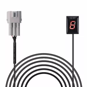 Indicatore marcia moto LED rosso per Suzuki SV650 DL650 DL1000 M109R C90 C1800 VL800 - Foto 1 di 5