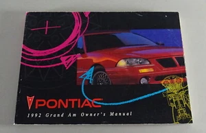 Owner ´S Manual/Manual Pontiac Grand Am Stand 1992 - Imagen 1 de 2