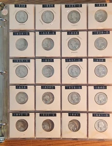NEAR COMPLETE 1932-1998  Washington QUARTER Set - Circulated/PROOFS BU 188 COINS - Picture 1 of 20