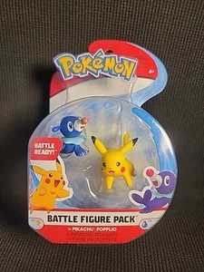 NEW! ©2018 Pokémon™ BATTLE READY! Pikachu Vs. Popplio Pokémon BATTLE FIGURE PACK - Bild 1 von 12