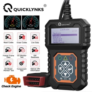 QUICKLYNKS T31 Car OBD2 Scan Tool Code Reader Engine Fault Diagnostic Erase US - Picture 1 of 14