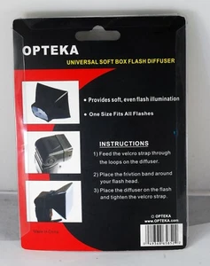 Opteka Universal Studio Soft Box Flash Diffuser New In Package - Picture 1 of 5