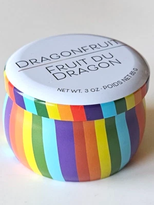 PRIDE Rainbow Jar Candles / Dragon Fruit Scent /  - Lot of 2 ( 3 OZ ) - Image 1 of 4