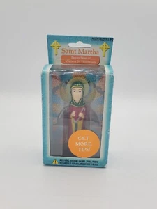 Saint Martha Patron Saint Of Waiters & Waitresses Figure Prayer Card Catholic - Picture 1 of 6