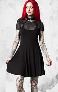 Killstar Doll Rotten Luck skater dress xxl Gothic punk alternative - Picture 1 of 4
