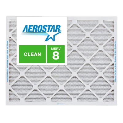 Aerostar 21 1/2x23 3/8x1 MERV 8 Furnace Air Filter, 6 Pack - Image 1 of 4