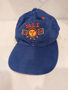 Gorra Imperial del Club de Golf de la Universidad de Yale azul bordada con tirantes - Imagen 1 de 5