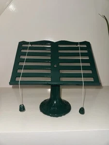 Vintage Cast Iron Green Book Stand - Picture 1 of 10