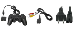 PS2 Parts Bundle Controller AV RCA Cable Power Adapter For PlayStation 2 1Z - Picture 1 of 5