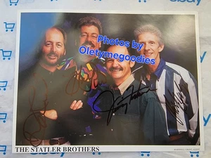 Statler Brothers Hand Signed Photo 10 x 8 Color The Statler Brothers - Picture 1 of 16