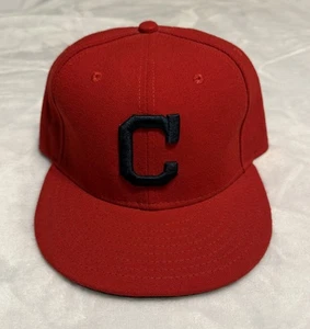 Cleveland Indians Guardians New Era 59fifty On Field Hat Cap 7 3/8 Made In USA - Bild 1 von 10