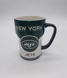NEW YORK JETS FOOTBALL MUG CERAMIC 12 OZ COFFEE MUG [NO BOX] - Picture 1 of 5