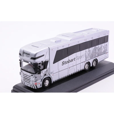 SCANIA HORSEBOX EDDIE STOBART 1:76 Oxford Camion Modellino Nuovo - Immagine 1 di 2