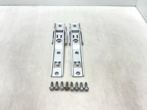 Jeep TJ Wrangler OEM Tailgate Hinge Set PSB Bright Silver 2004 2005 2006 016536 - Picture 1 of 6