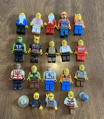 LEGO Large Lot Minifigures - City Town Workers Men Aliens - Image 1 of 4