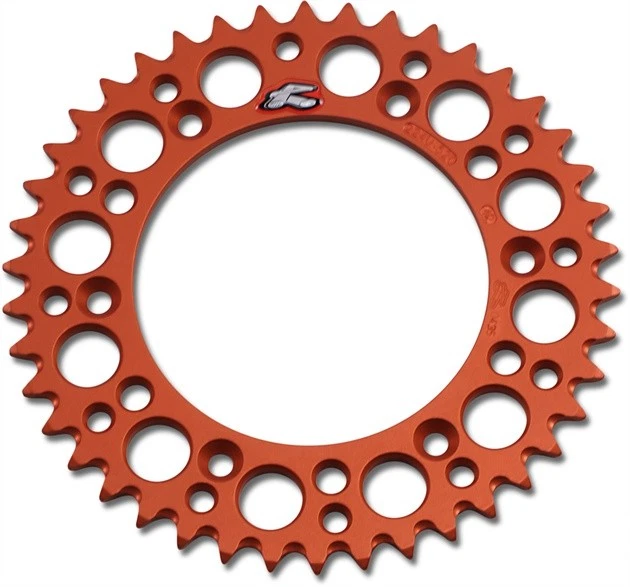 Renthal Aluminum Rear Sprocket 42T Orange 224U-520-42GPOR Husqvarna/KTM/Husaberg - Изображение 1 из 1