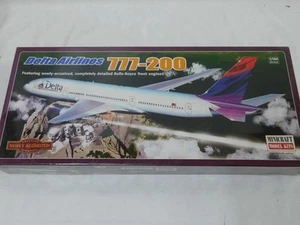 1/144 Minicraft Boeing 777-200 Delta Airlines Plastic Scale Model Kit NEW 14495 - Picture 1 of 1