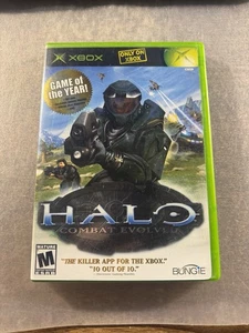 Halo: Combat Evolved (Xbox, 2001) Gioco dell'anno CIB con manuale - Foto 1 di 4