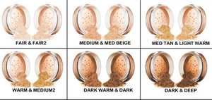 Mineral foundation makeup 2 x XL jars Bare Natural magic cover pure minerals NEW - Picture 1 of 1