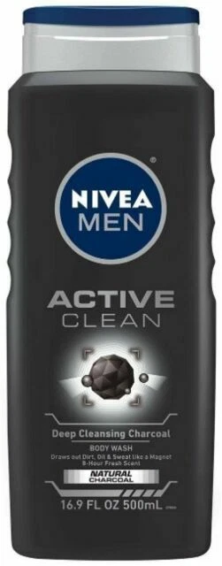 NIVEA Men Active Clean Body Wash - 16.9oz