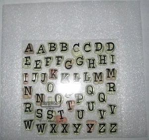 Close to my Heart B1175 ATOMIC CAPS Alphabet Letters Capital my acrylix Used - Picture 1 of 3