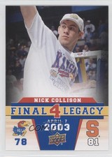 2013 Upper Deck University of Kansas Final 4 Legacy Nick Collison #F4-9