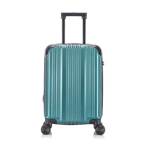 Koffer Reisekoffer Trolley Dunkelgrün M Handgepäck mit TSA-Zahlenschloss Koffer - Bild 1 von 6