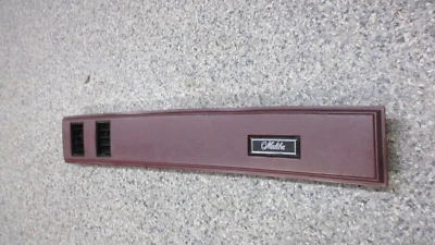 1981-1988 MALIBU ELCAMINO MONTE CARLO RIGHT SIDE DASH BEZEL TRIM WITHOUT AC RED - Image 1 of 4