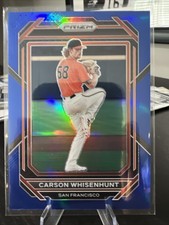 2023 Panini Prizm Baseball #173 Carson Whisenhunt  San Francisco Giants Blue