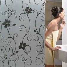 3D Static Cling Cover Frosted Window Glass Film Sticker Privacy Home Decor