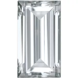 Charles and Colvard 5x2.5mm Step Baguette Forever Brilliant GHI Moissanite wCard - Picture 1 of 2