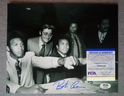 BOXING BOB ARUM SIGNED 8x10 PRESS 1974 PHOTO MUHAMMAD ALI vs ELLIS PSA AI53154 - Image 1 of 3