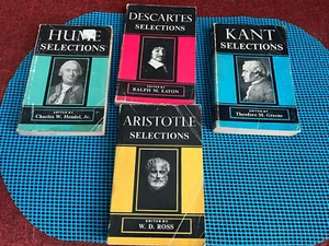Schreiber klassische Bücher 4 Stück Kant Aristoteles Hume Descartes - Bild 1 von 2