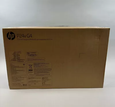 New, Open Box- HP P24v G4 Diagonal FHD Monitor - Image 1 of 3
