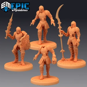 Armadura Animada, Mazmorras y Dragones Miniaturas, Guardia del Castillo Maldecido de Fantasía de D&D - Imagen 1 de 15