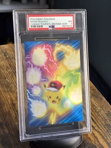 PSA 7 Ash's Pikachu Climax! Tour Battle Bromide Gum 2022 Ensky Pokemon FREE SHIP - Picture 1 of 2
