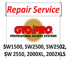 REPAIR SERVICE Of *YOUR* GTO/PRO 2000XLS SW1500/2500/2550 Gate Opener Arm Motor - Picture 1 of 1