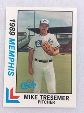 1989 Memphis Chicks-Southern League-BEST Baseball Card-Mike Tresemer