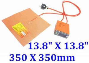 13.8" X 13.8" 350 X 350mm 800W Cobblebot 3D Printer Heatedbed w/ Digital Control - Picture 1 of 12