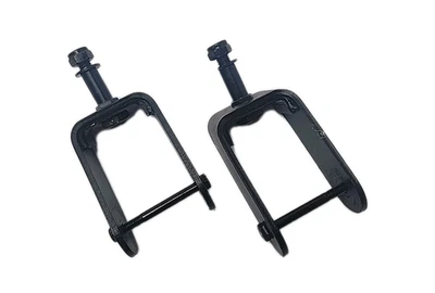 PAIR 6" REAR Caster Wheel Tire Forks for Quantum Edge 3 STRETTO Power Chairs - Image 1 of 4