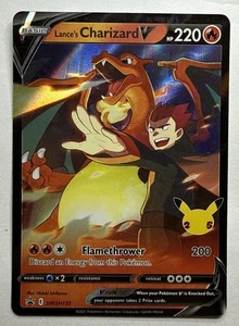Pokémon TCG Lance's Charizard V SWSH133 Celebrations Promo NM - Picture 1 of 2