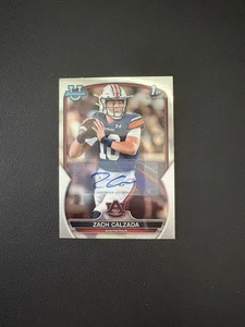 2022 Bowman Football Zach Calzada Chrome Auto # 93, C2 - Bild 1 von 2