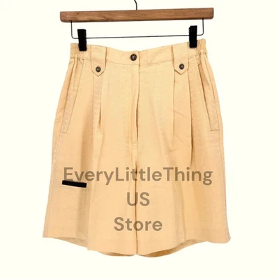 Шорты для гольфа Jamie Sadock размер 6 100% шелк 7 дюймов внутренний шов теннис пиклбол кремовые - Изображение 1 из 4