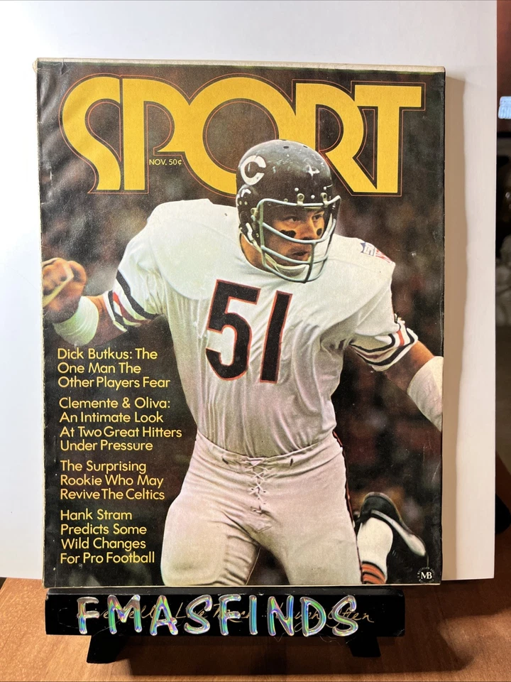 X7 1970 DICK BUTKUS BEARS QUIOSCO REVISTA DEPORTIVA NOVIEMBRE  Foto 1 de 1