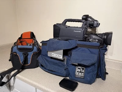 Panasonic AG-HPX300P  Pro Camcorder + Fujinon Lens Lots of accessories WORKING  - Image 1 of 4