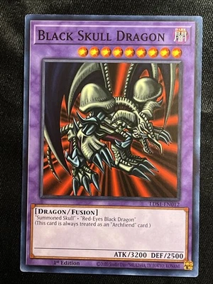 Yugioh BLACK SKULL DRAGON LDS1-EN012 COMMON 1ST ED LP - Image 1 of 2